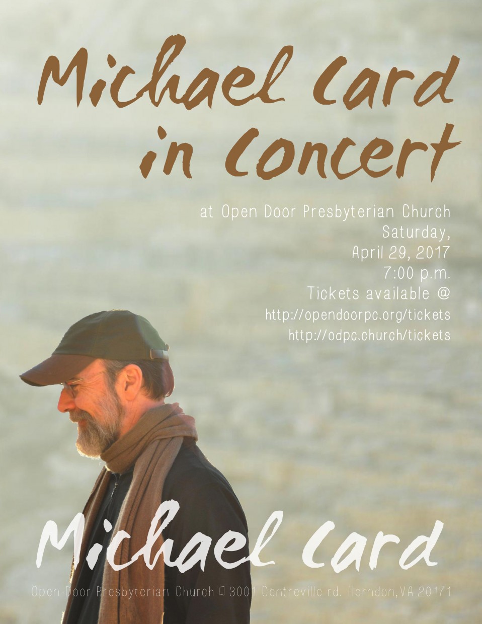 Michael Card in Concert 열린문 넥스트 청년 공동체열린문 넥스트 청년 공동체